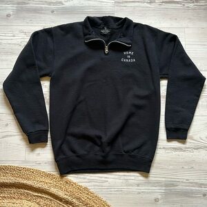 Peace Collective Canada is Home 1/4 Zip Hoodie, XL